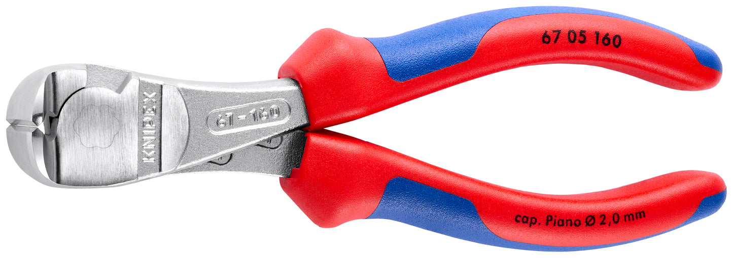 Knipex 67 05 160 High Leverage End Cutting Nippers - KNIPEX Tools