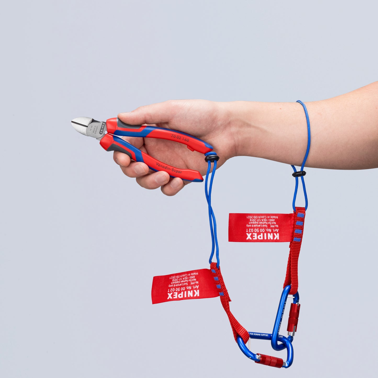 Knipex 00 63 06TCR SBA 6 Pc KNIPEXTEND ColorCoded and TetheredTool Clips, Red - image 9