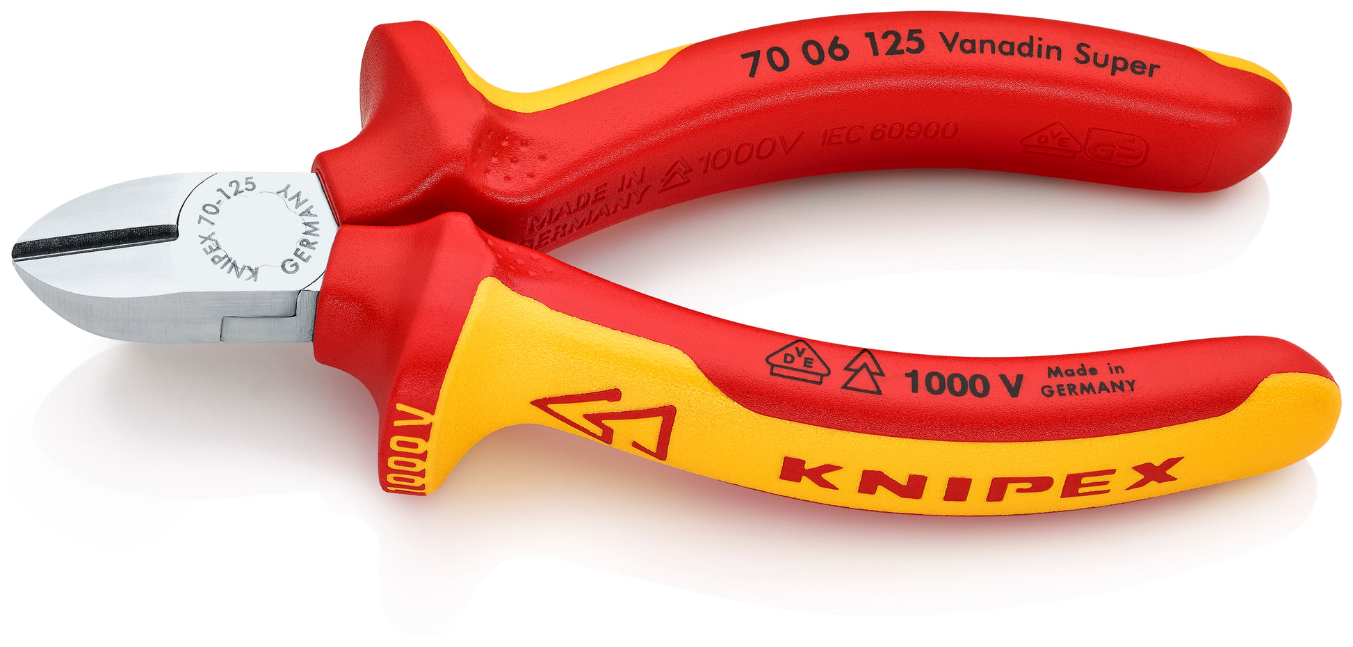 Knipex 70 06 125 Diagonal Cutters-1000V Insulated - image 2