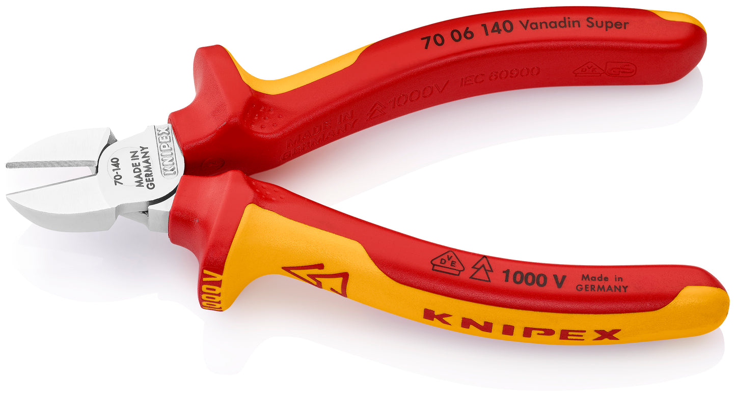 Knipex 70 06 140 Diagonal Cutters-1000V Insulated - image 3