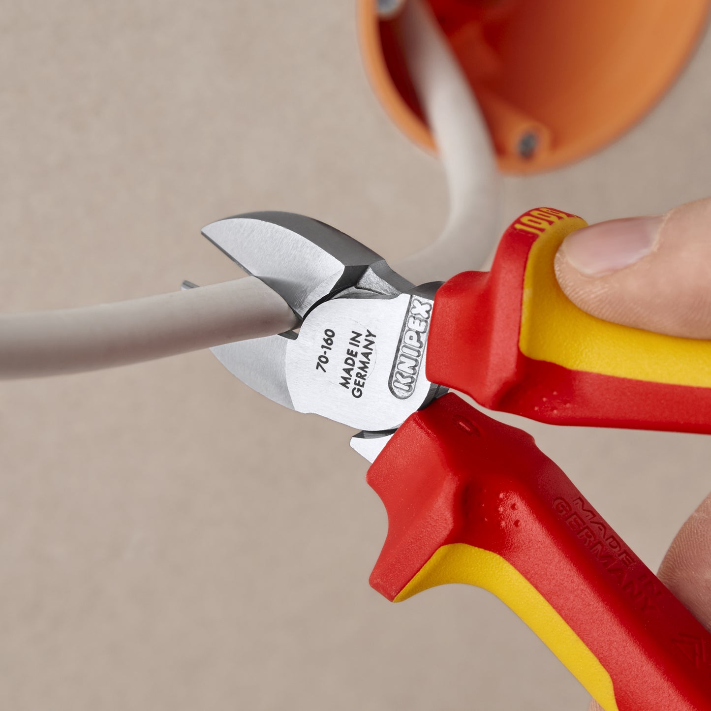 Knipex 70 06 160 T Diagonal Cutters-1000V Insulated-Tethered Attachment - image 18