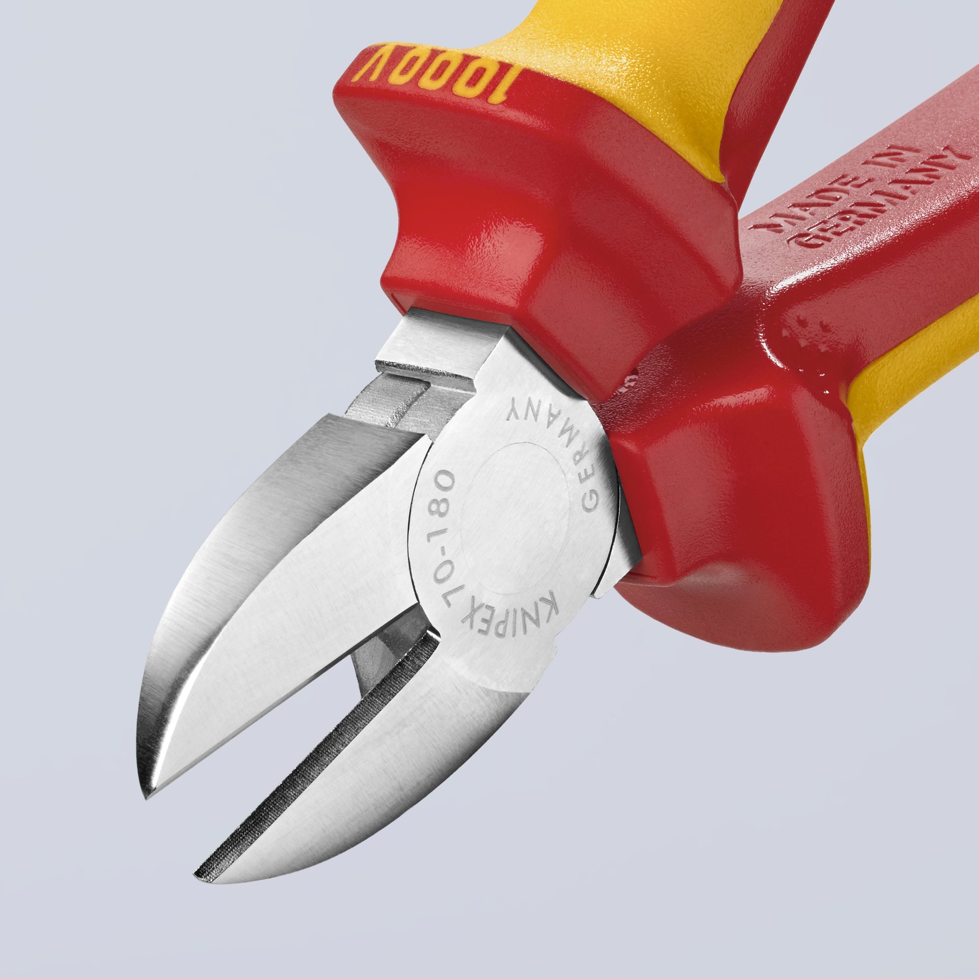 Knipex 70 06 180 T Diagonal Cutters-1000V Insulated-Tethered Attachment - image 4