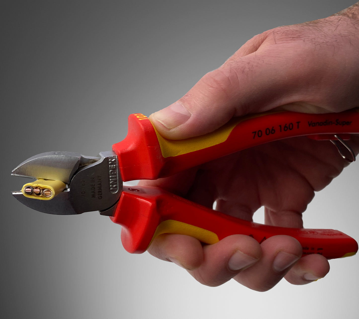 Knipex 70 06 160 T Diagonal Cutters-1000V Insulated-Tethered Attachment - image 8