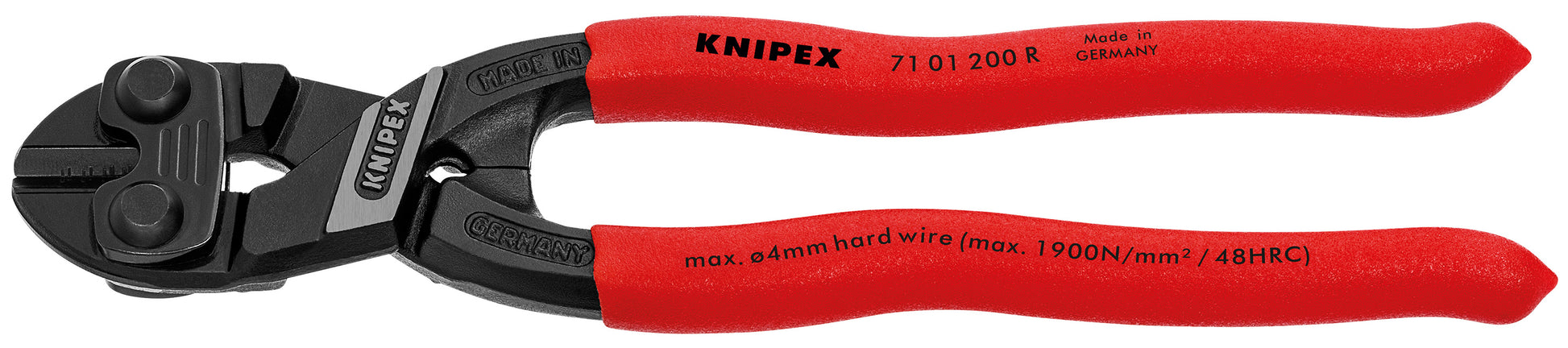 Knipex 71 01 200 R CoBolt® High Leverage Compact Bolt Cutters-Fencing - image 2