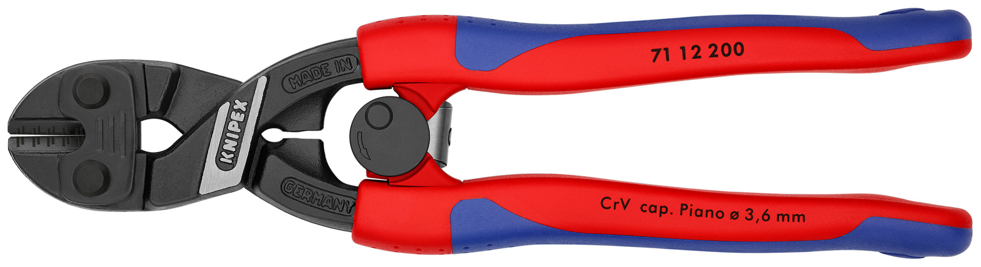 Knipex 71 12 200 SBA CoBolt® High Leverage Compact Bolt Cutters - KNIPEX Tools