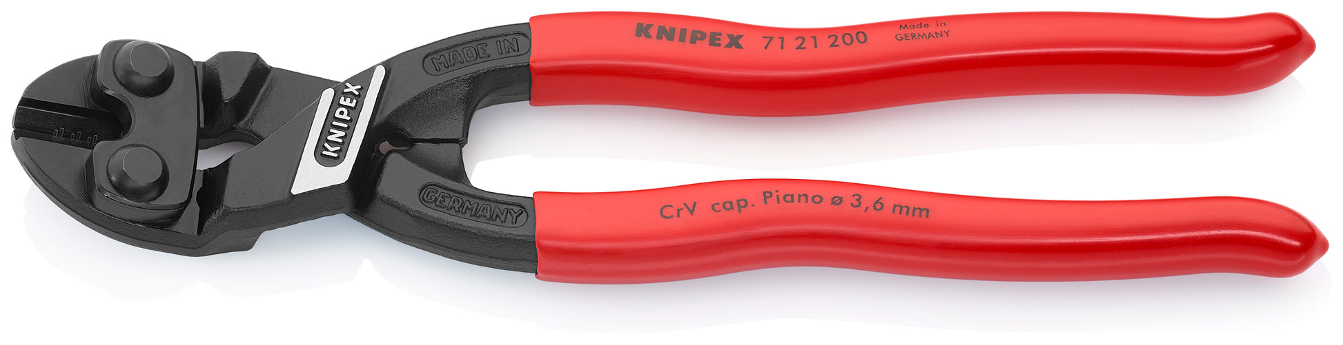 Knipex 71 21 200 SBA CoBolt® High Leverage 20° Angled Compact Bolt Cutters - image 2