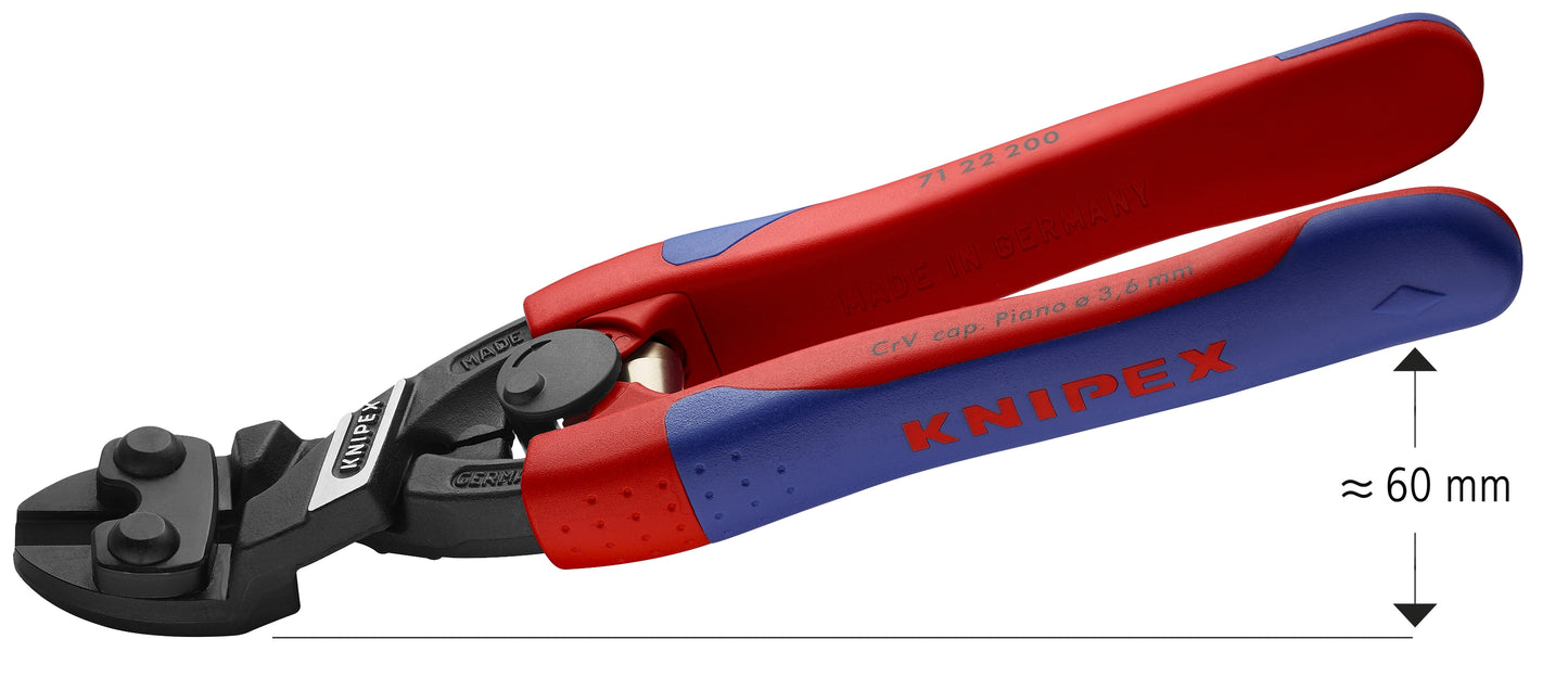 Knipex 71 22 200 SBA CoBolt® High Leverage 20° Angled Compact Bolt Cutters - image 4