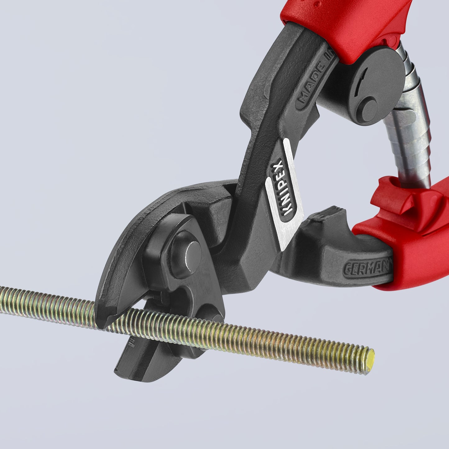 Knipex 71 22 200 T BKA CoBolt® High Leverage 20° Angled Compact Bolt Cutters-Tethered Attachment - image 10