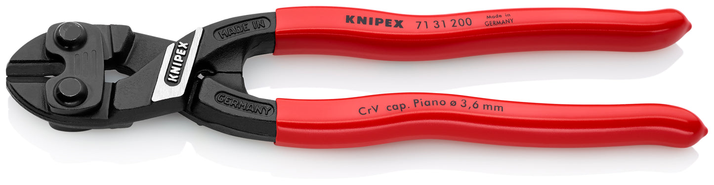 Knipex 71 31 200 CoBolt® High Leverage Compact Bolt Cutters-Notched Blade - image 2