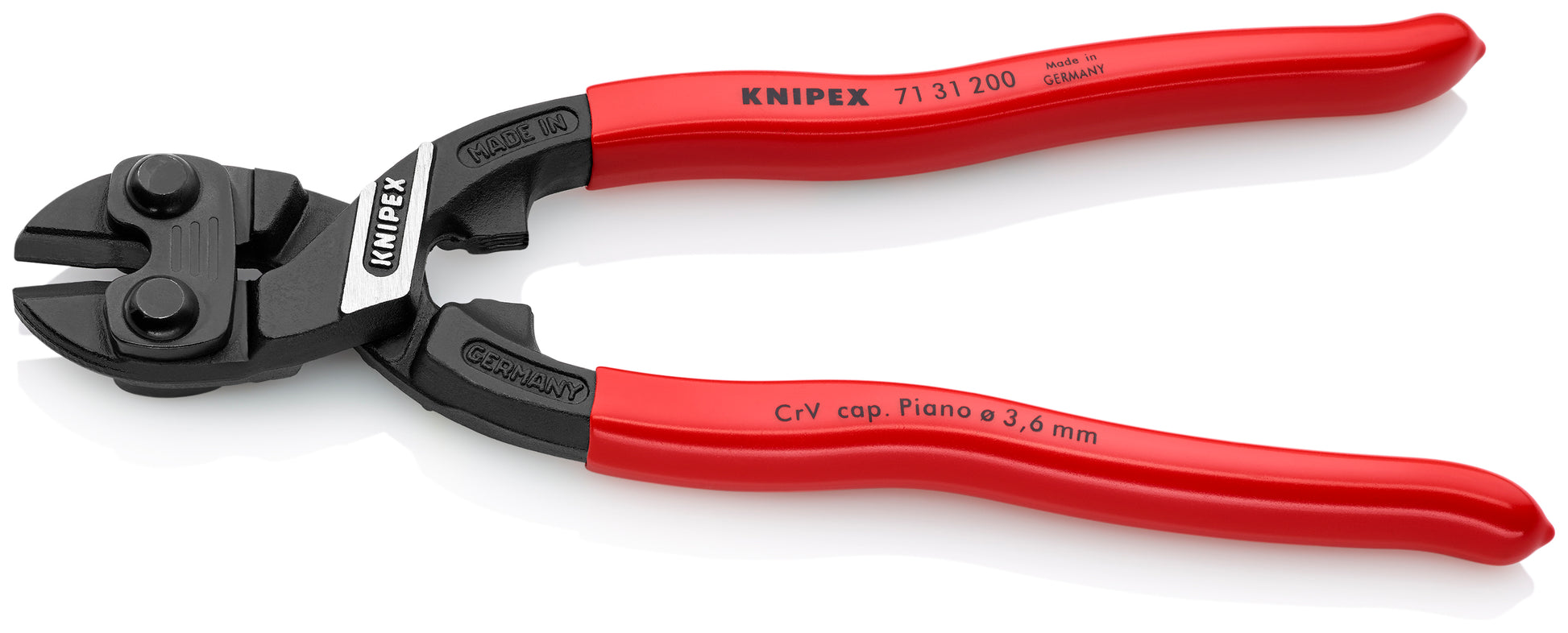 Knipex 71 31 200 SBA CoBolt® High Leverage Compact Bolt Cutters-Notched Blade - image 3