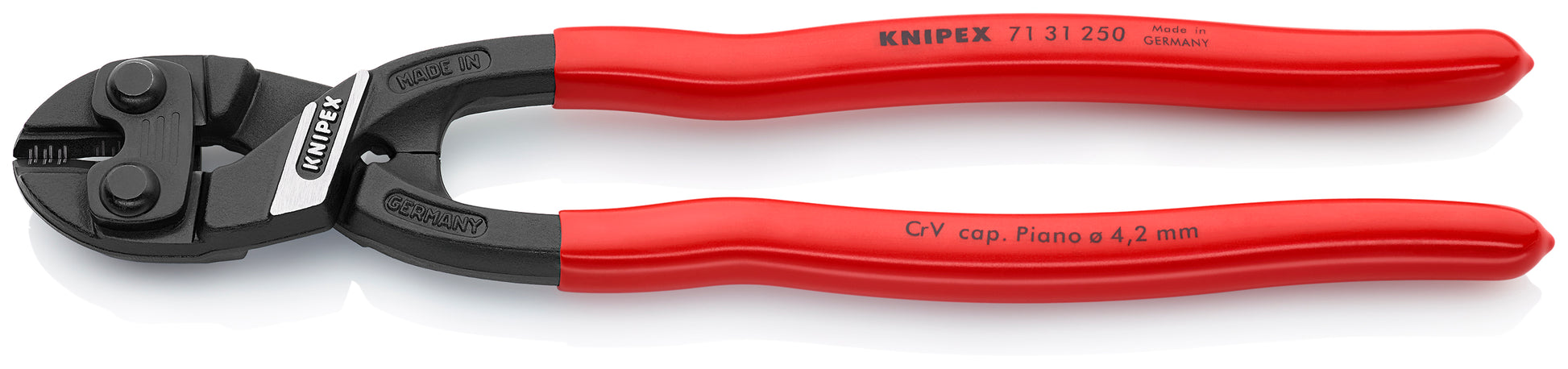 Knipex 71 31 250 CoBolt® High Leverage XL Compact Bolt Cutters-Notched Blade - image 2
