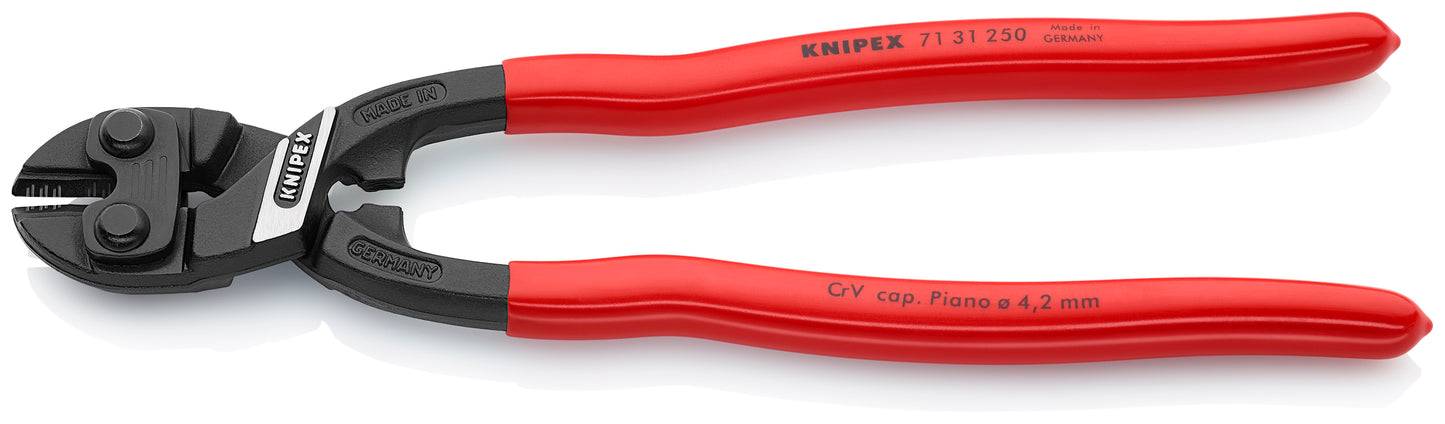 Knipex 71 31 250 CoBolt® High Leverage XL Compact Bolt Cutters-Notched Blade - image 3