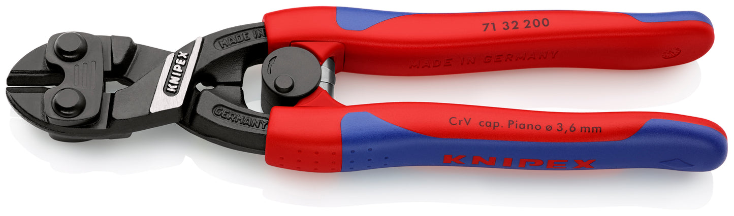 Knipex 71 32 200 CoBolt® High Leverage Compact Bolt Cutters-Notched Blade - image 2