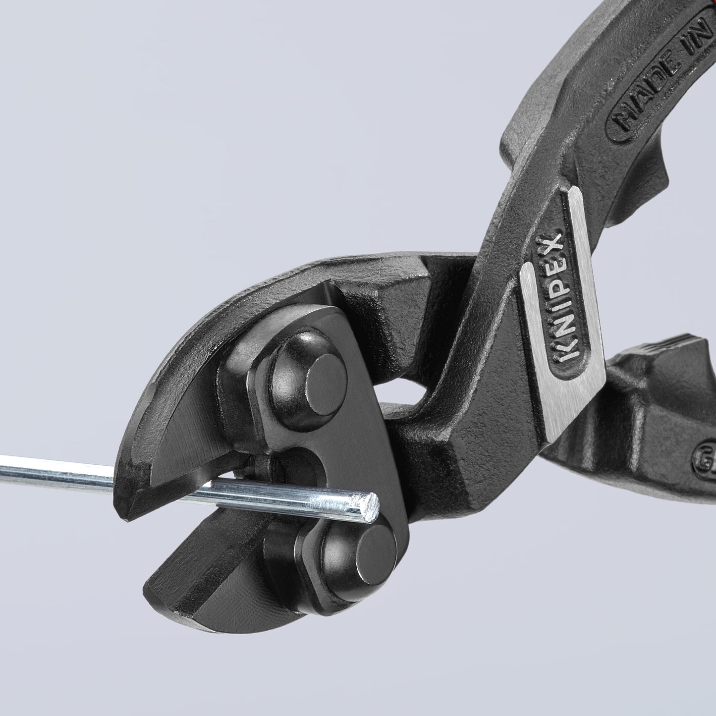 Knipex 71 41 200 CoBolt® High Leverage 20° Angled Compact Bolt Cutters-Notched Blade - image 8