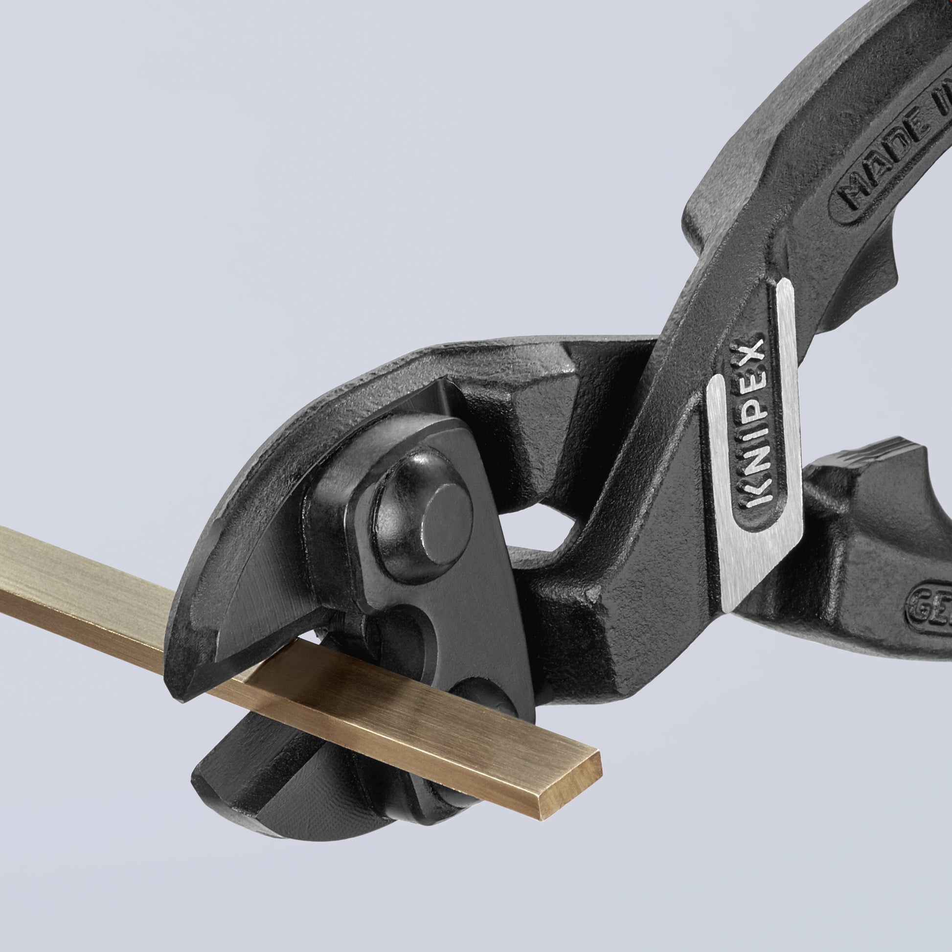 Knipex 71 41 200 SBA CoBolt® High Leverage 20° Angled Compact Bolt Cutters-Notched Blade - image 10