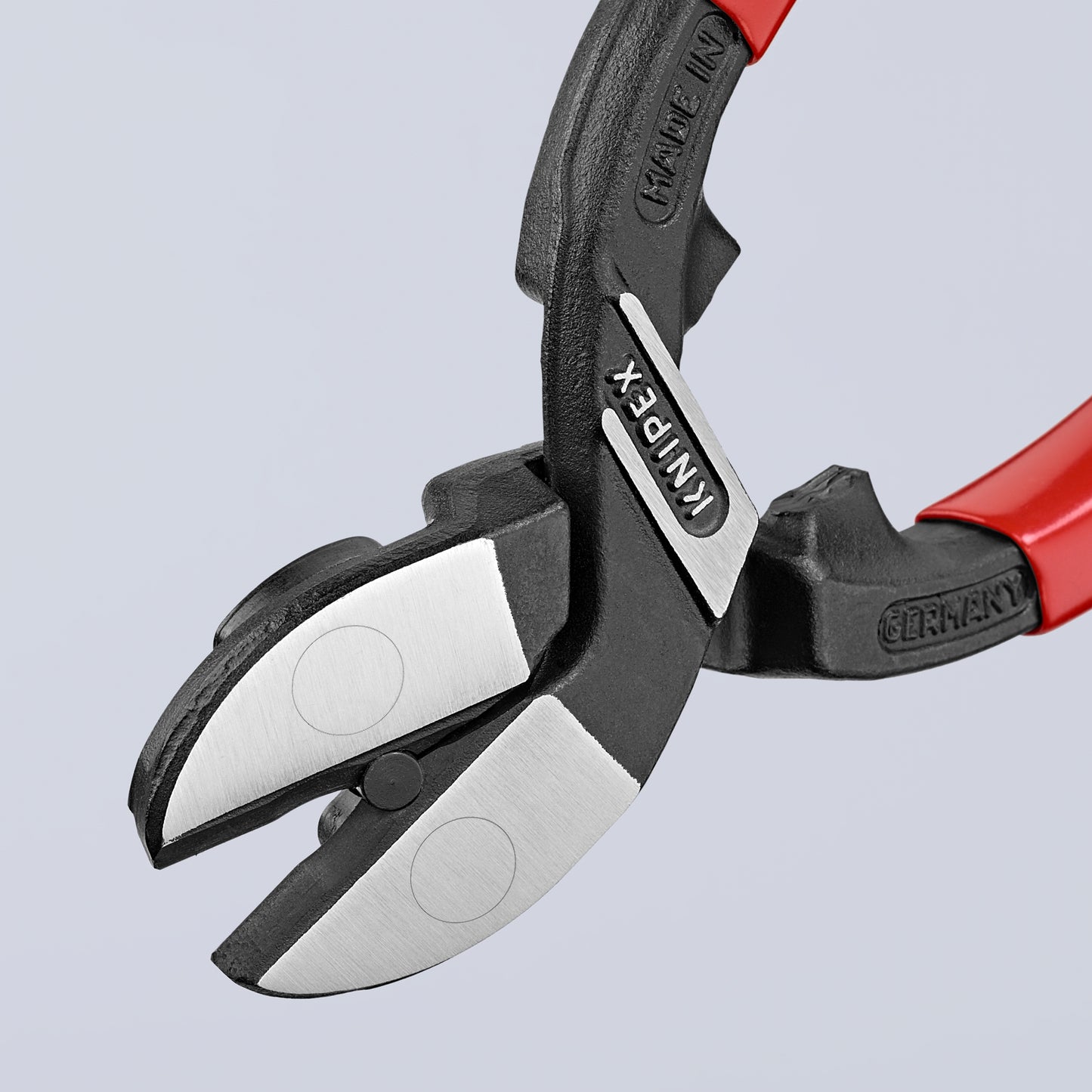Knipex 71 41 200 CoBolt® High Leverage 20° Angled Compact Bolt Cutters-Notched Blade - image 6