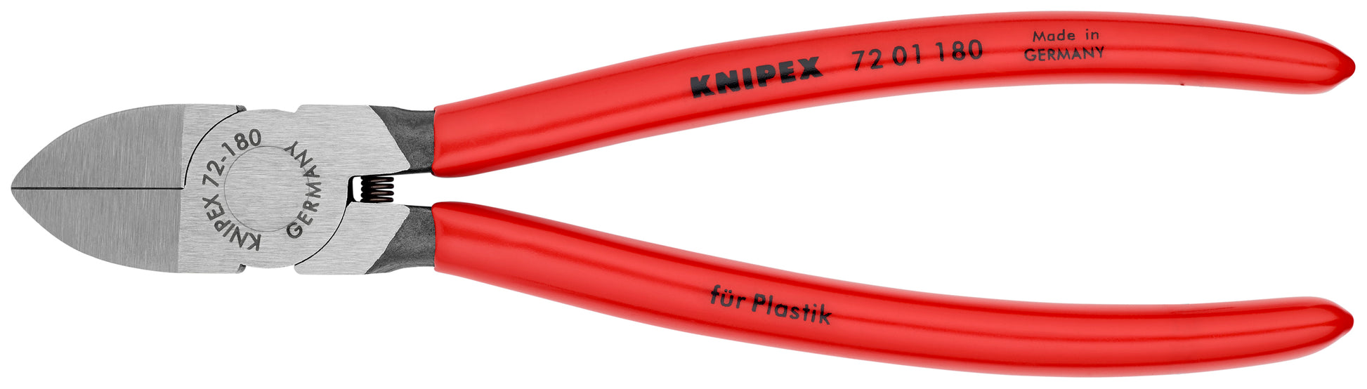 Knipex 9K 00 80 90 US 2 Pc Flush Cutter Set in a Pouch (72 01 140 and 72 01 180) - image 5