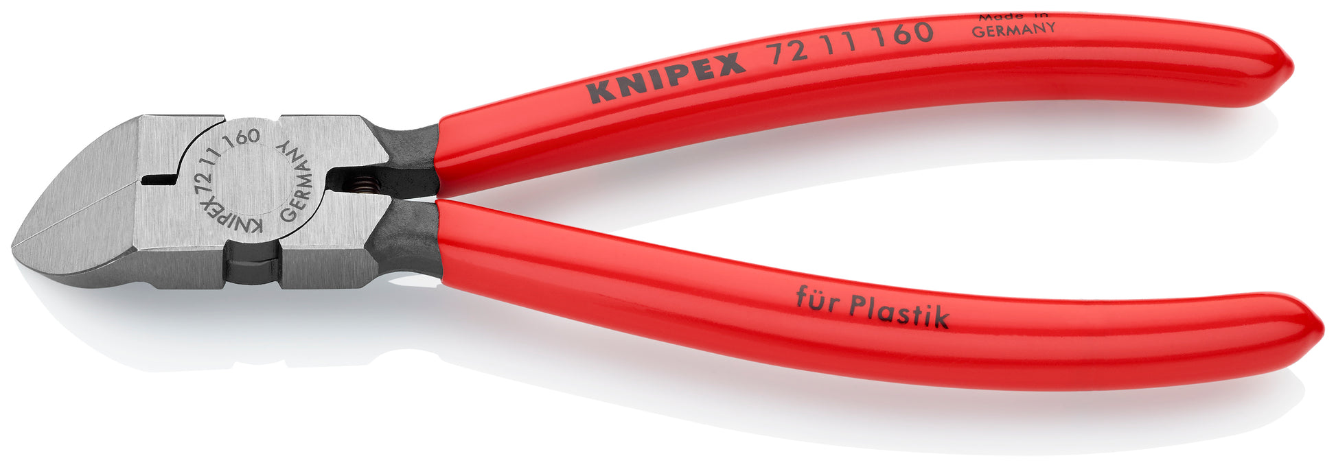 Knipex 72 11 160 Diagonal Pliers for Flush Cutting Plastics 45° Angled - image 2