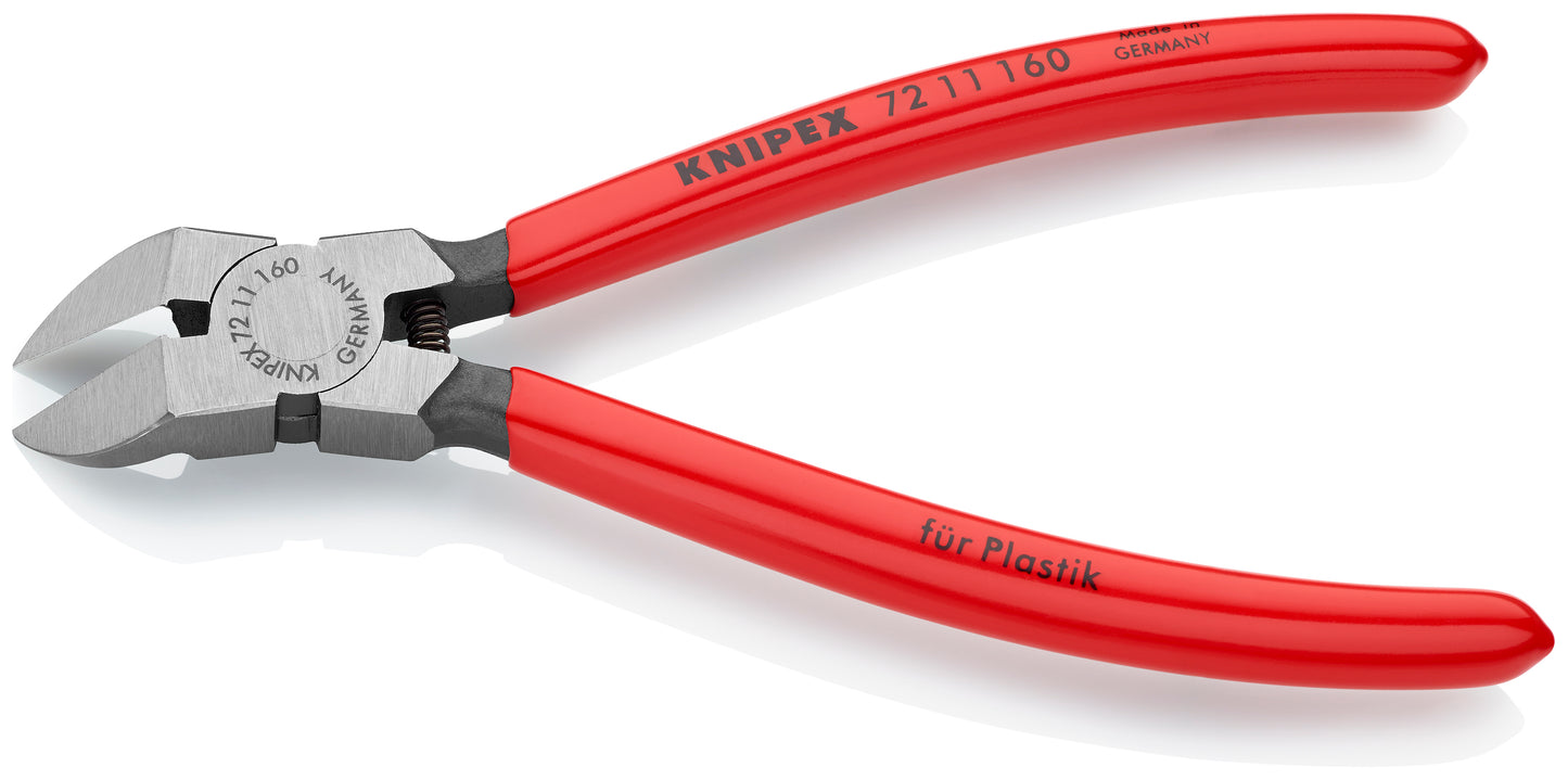 Knipex 72 11 160 Diagonal Pliers for Flush Cutting Plastics 45° Angled - image 3