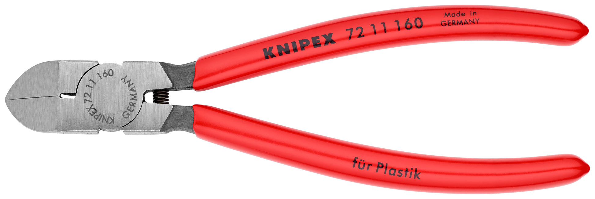 Knipex 72 11 160 Diagonal Pliers for Flush Cutting Plastics 45° Angled - KNIPEX Tools