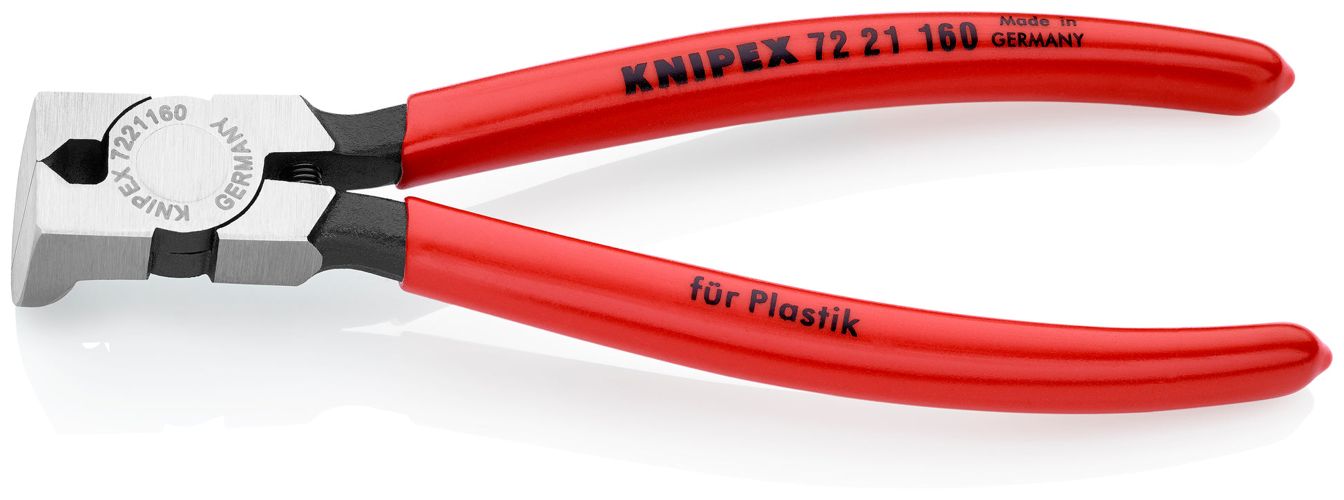 Knipex 72 21 160 Diagonal Pliers for Flush Cutting Plastics 85° Angled - image 2