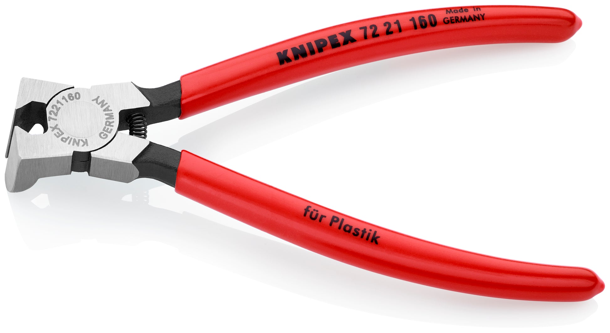Knipex 72 21 160 Diagonal Pliers for Flush Cutting Plastics 85° Angled - image 3