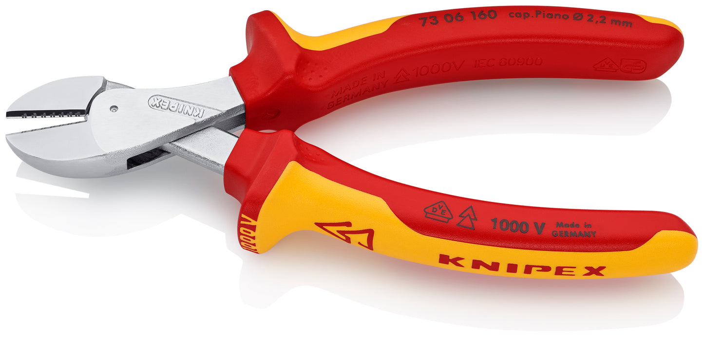 Knipex 73 06 160 X-Cut® Compact Diagonal Cutters-1000V Insulated - image 3