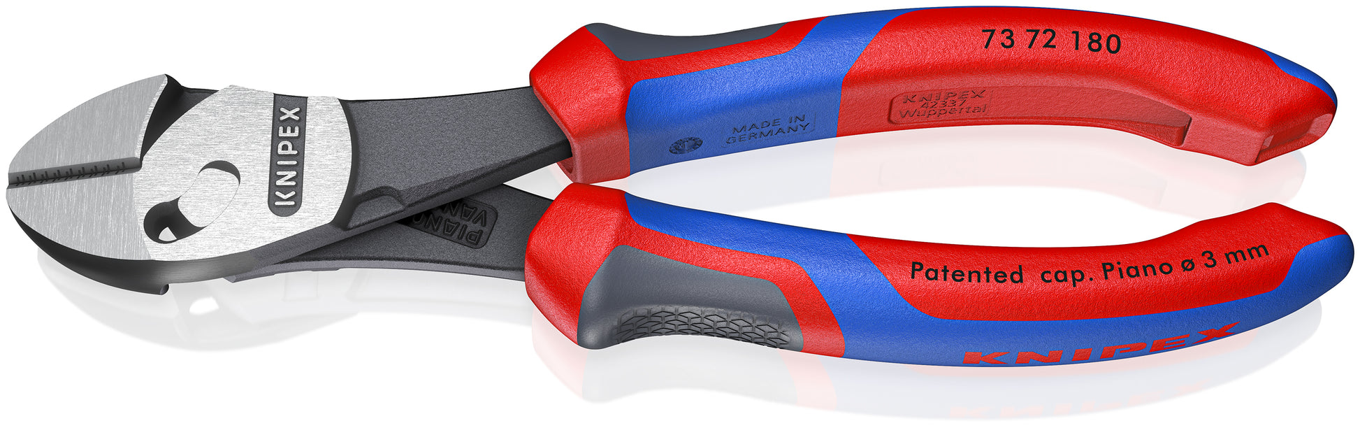 Knipex 73 72 180 BK TwinForce® Diagonal Super Cutters - image 2