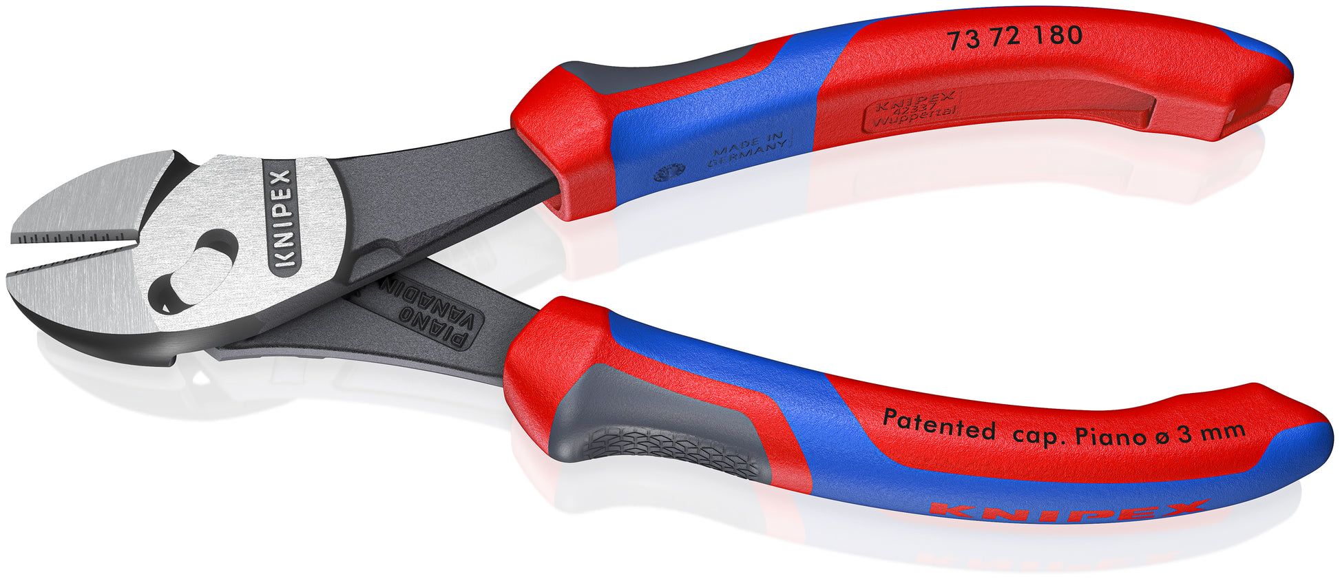 Knipex 73 72 180 BK TwinForce® Diagonal Super Cutters - image 3