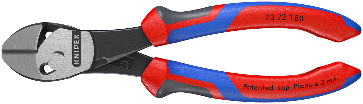 Knipex 73 72 180 BK TwinForce® Diagonal Super Cutters - KNIPEX Tools