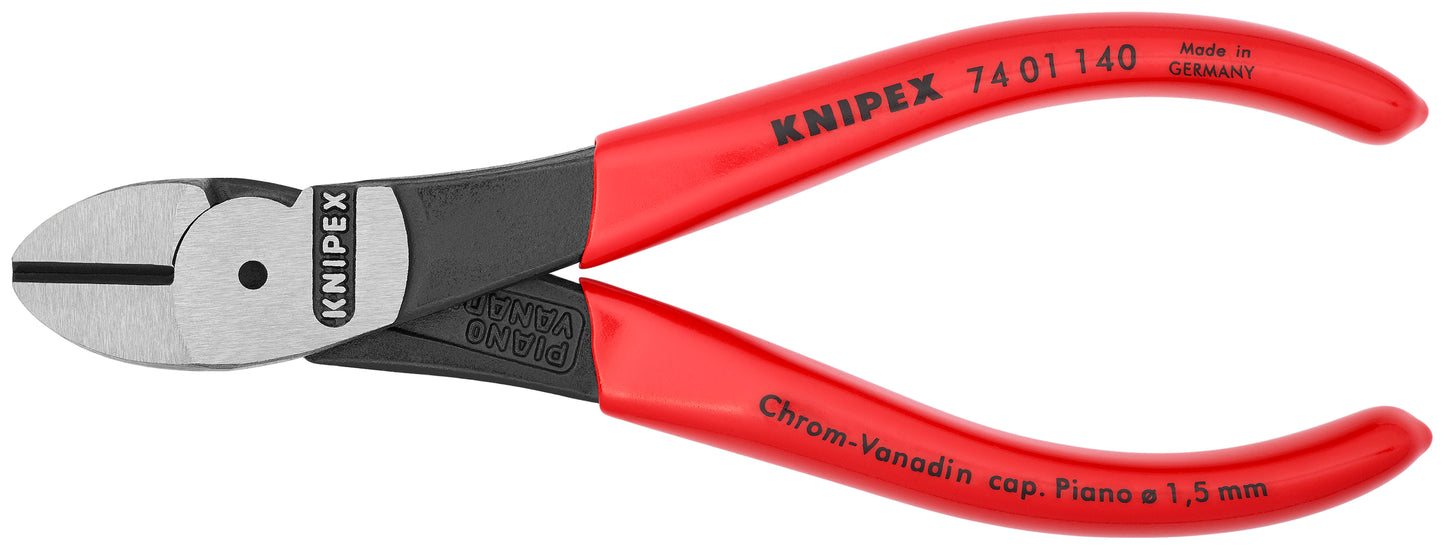Knipex 74 01 140 High Leverage Diagonal Cutters - KNIPEX Tools