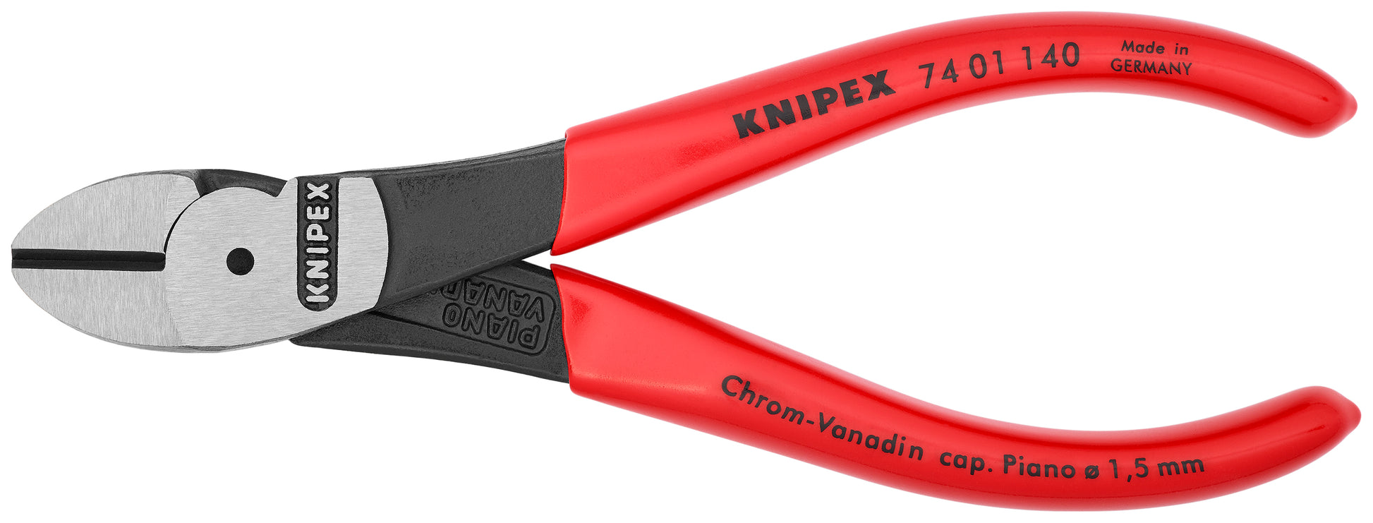 Knipex 74 01 140 High Leverage Diagonal Cutters - KNIPEX Tools