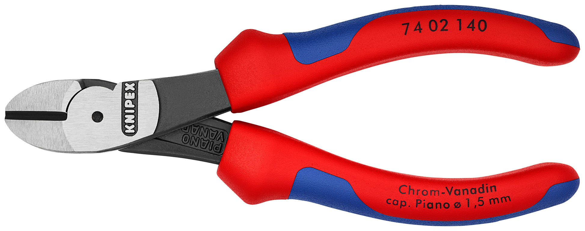 Knipex 74 02 140 High Leverage Diagonal Cutters - KNIPEX Tools