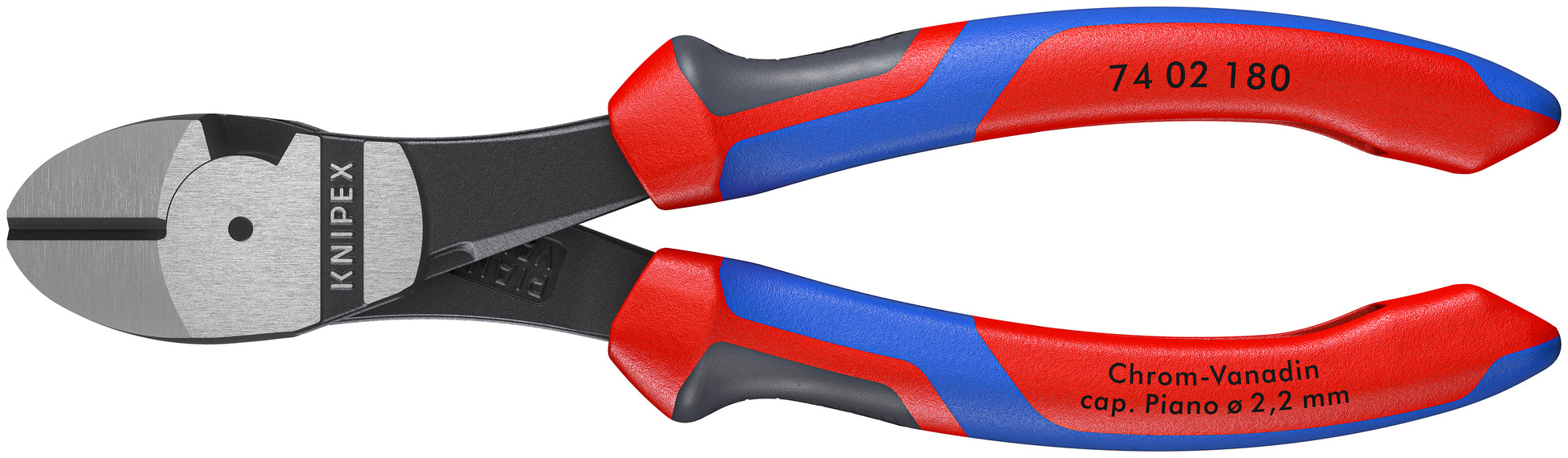 Knipex 74 02 180 High Leverage Diagonal Cutters - KNIPEX Tools