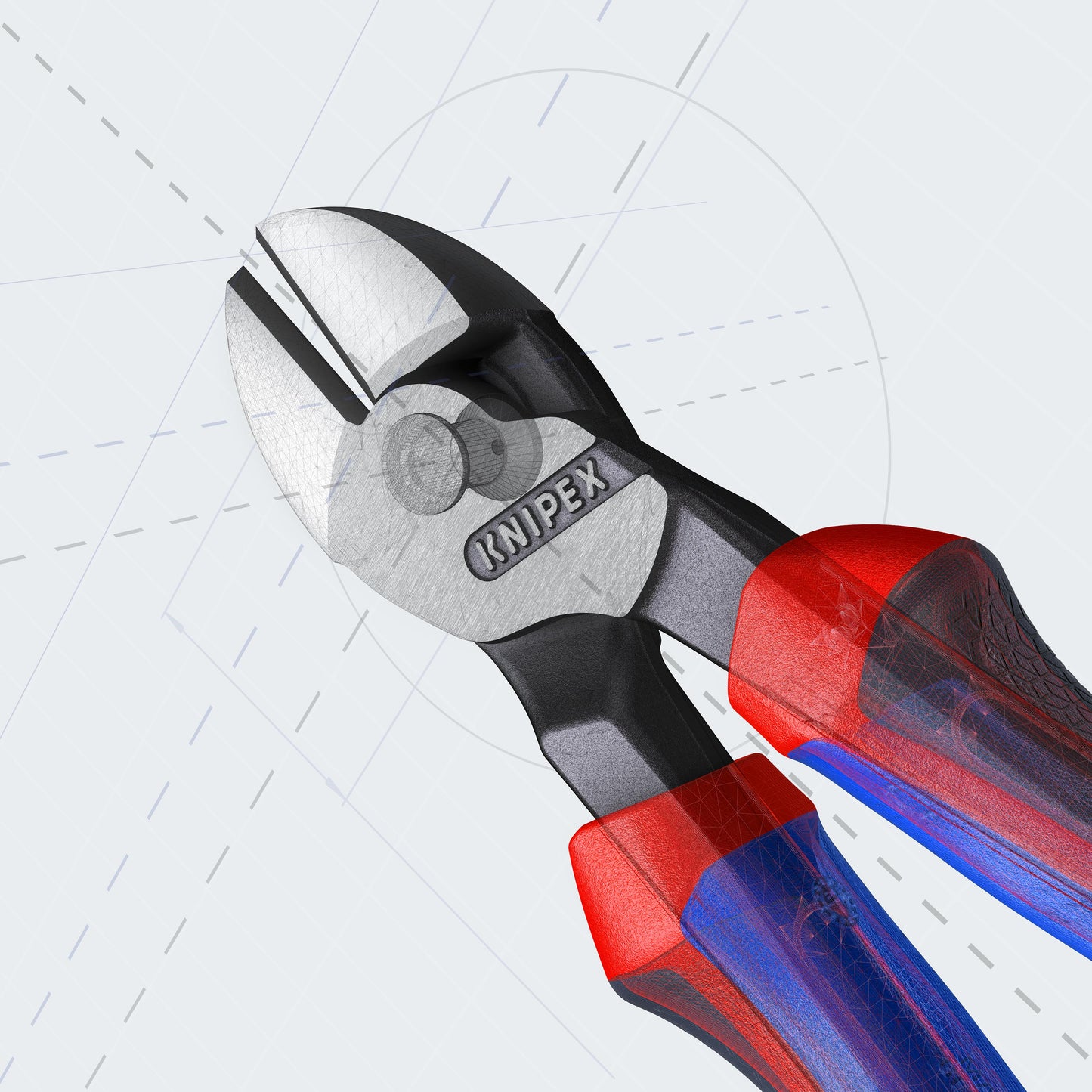 Knipex 74 22 200 SBA High Leverage 12° Angled Diagonal Cutters - image 6