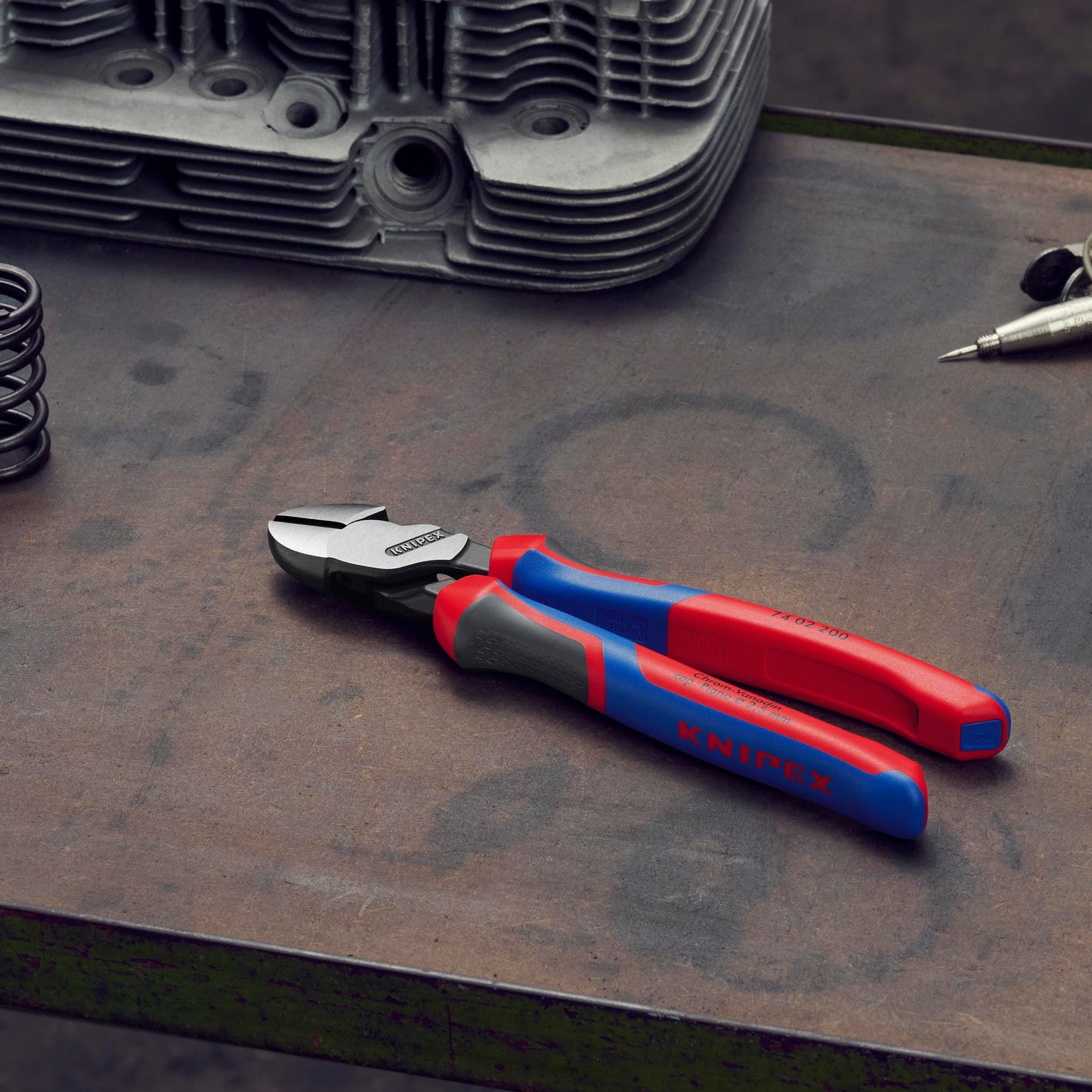 Knipex 74 22 200 SBA High Leverage 12° Angled Diagonal Cutters - image 22