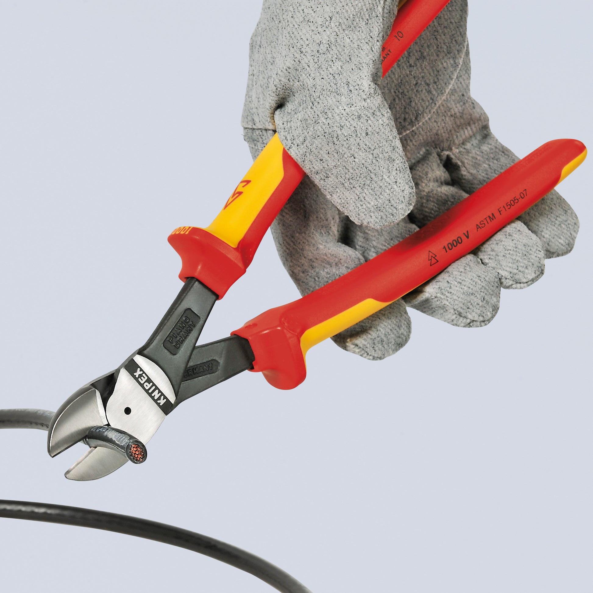 Knipex 74 06 180 High Leverage Diagonal Cutters-1000V Insulated - image 4