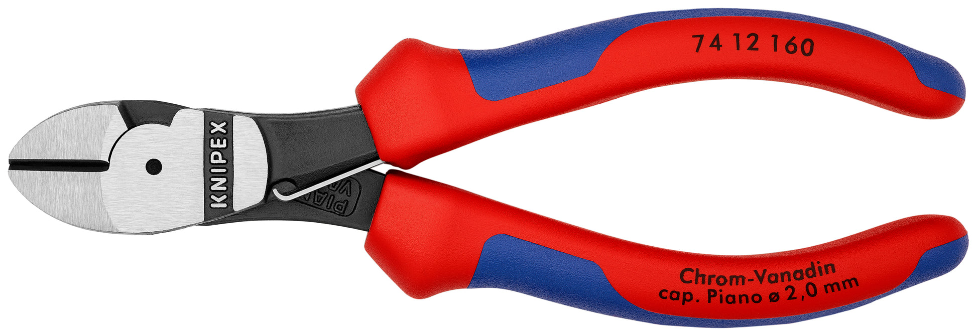 Knipex 74 12 160 High Leverage Diagonal Cutters-Spring - KNIPEX Tools