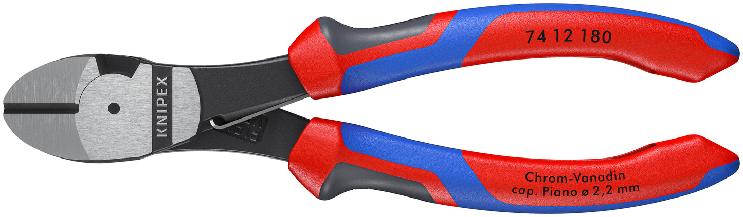 Knipex 74 12 180 High Leverage Diagonal Cutters-Spring - KNIPEX Tools