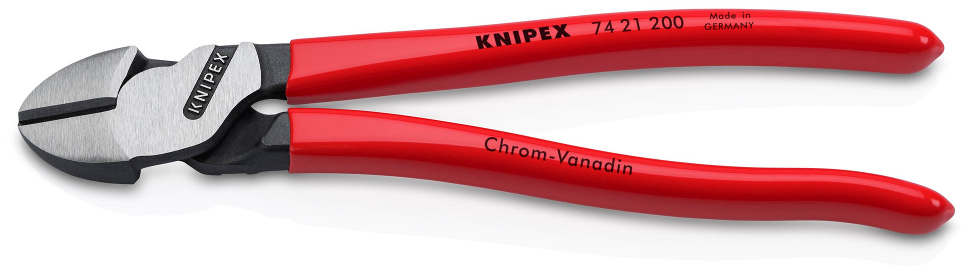 Knipex 74 21 200 SBA High Leverage 12° Angled Diagonal Cutters - image 2