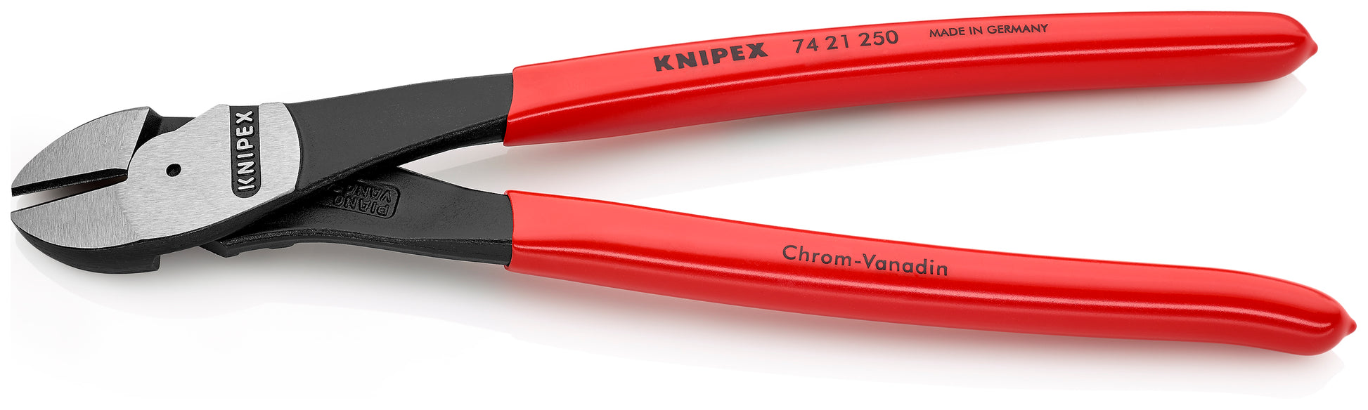 Knipex 74 21 250 SBA High Leverage 12° Angled Diagonal Cutters - image 3