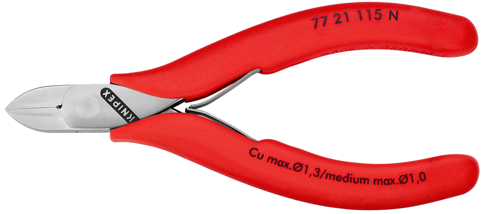 Knipex 77 21 115 N Electronics Diagonal Cutters - KNIPEX Tools