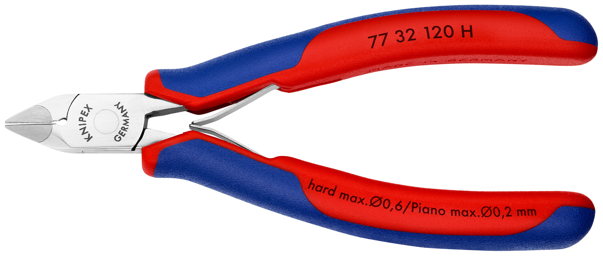 Knipex 77 32 120 H Electronics Diagonal Cutters-Carbide Metal Cutting Edges - KNIPEX Tools