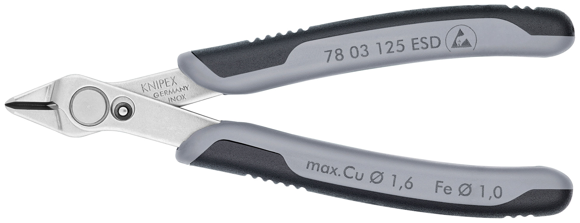 Knipex 78 03 125 ESD Electronics Super Knips®-ESD Handles - KNIPEX Tools