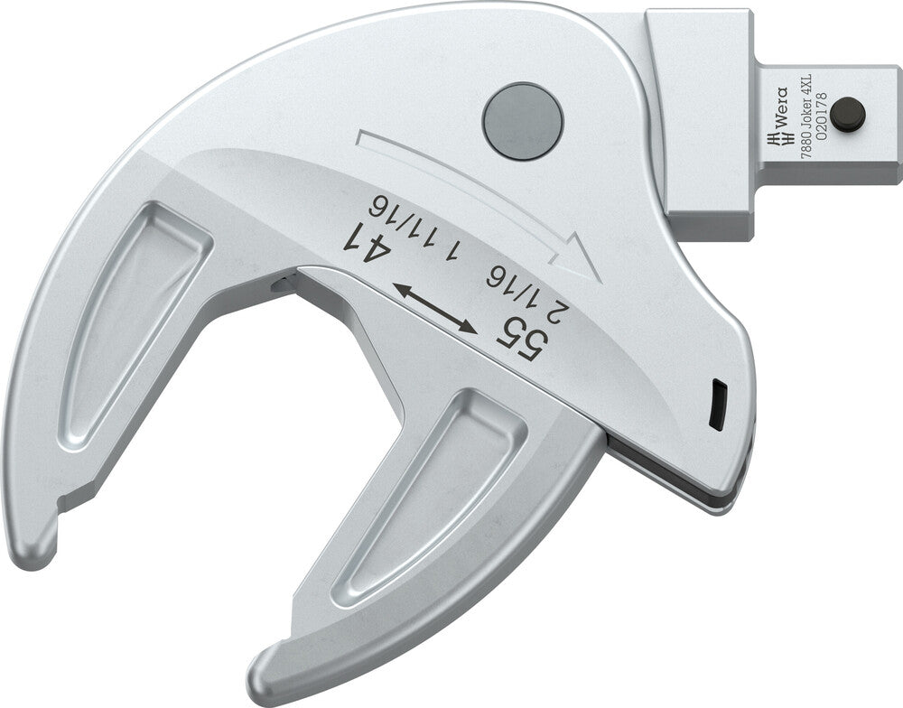 Wera 05020178001 7880 JOKER 4XL SELF-SETTING INSERT SPANNER FOR WRENCH SIZES 41-55 MM, 14X18 MM, 14X18 X 41-55 X 1 11/16-2 1/16" X 151 MM