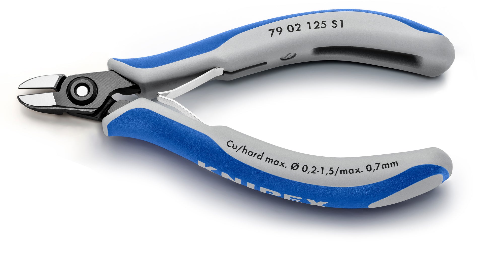 Knipex 79 02 125 S1 Aviation Round Nose Diagonal Cutters - image 3