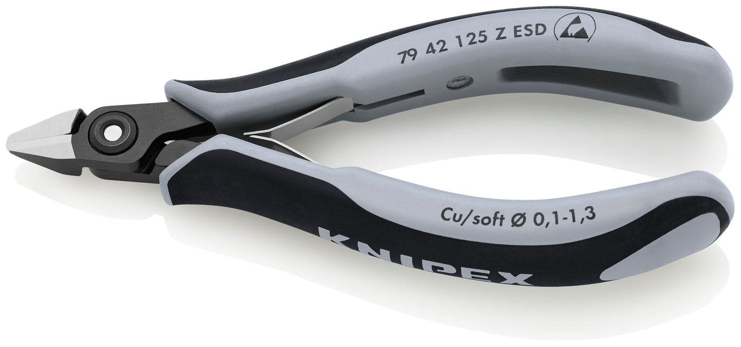 Knipex 79 42 125 Z ESD Electronics Diagonal Cutters-ESD Handles - image 2