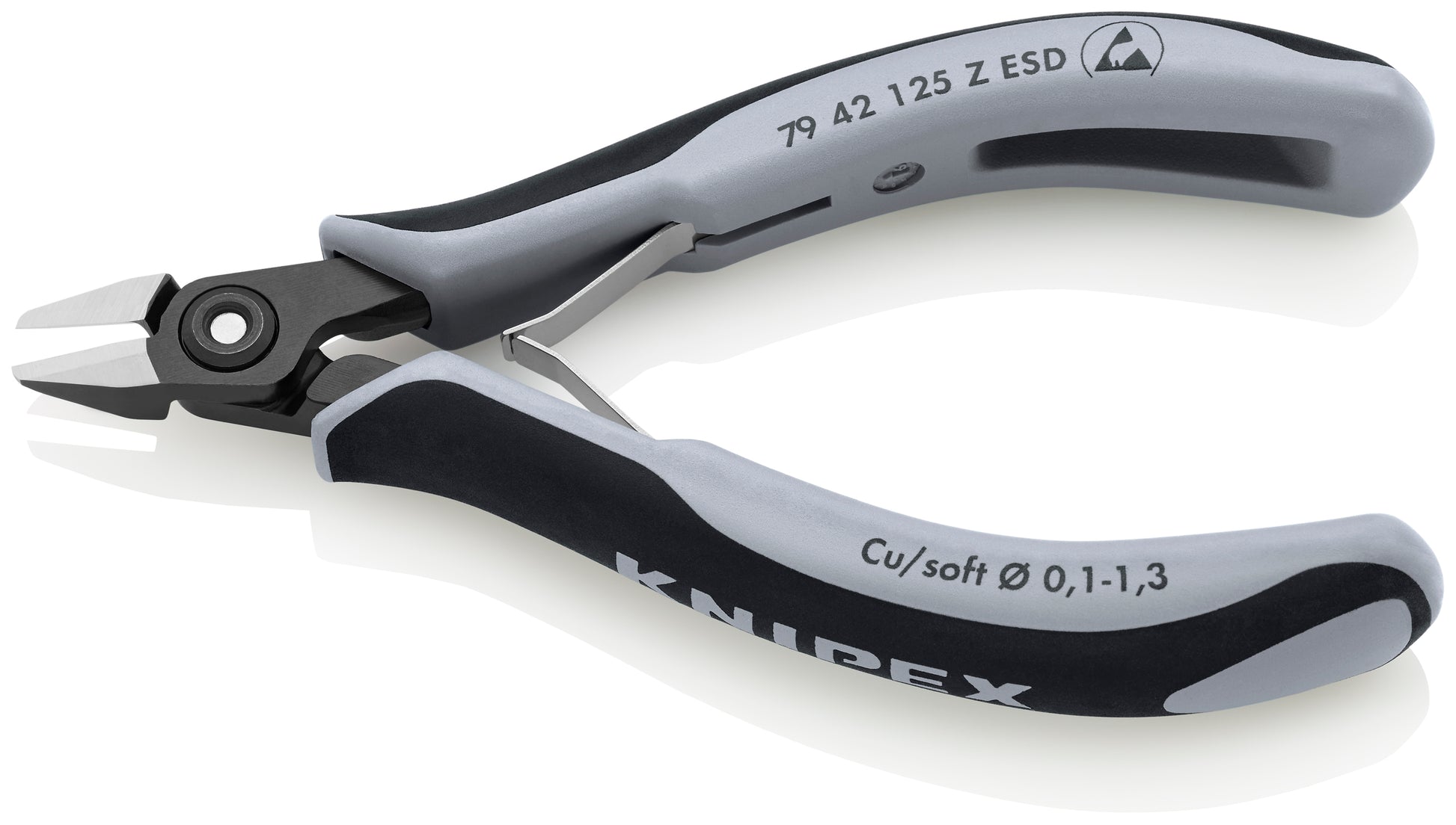 Knipex 79 42 125 Z ESD Electronics Diagonal Cutters-ESD Handles - image 3