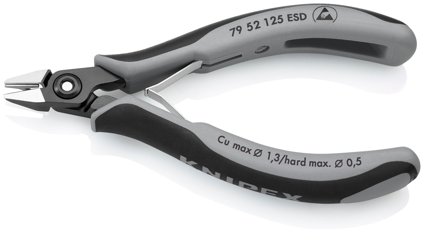 Knipex 79 52 125 ESD Electronics Diagonal Cutters-ESD Handles - image 3