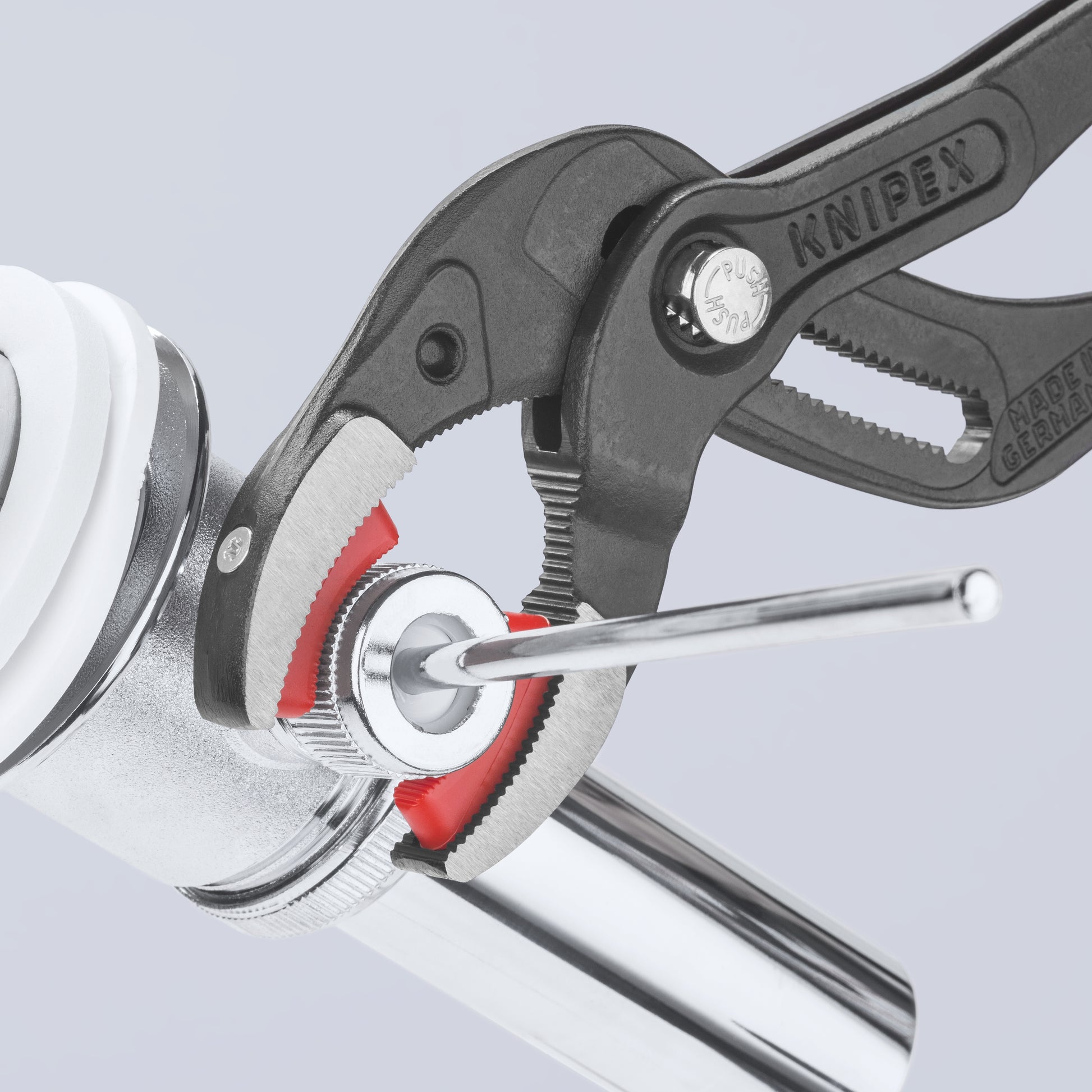 Knipex 81 11 250 Pipe Gripping Pliers-Replaceable Plastic Jaws - image 7